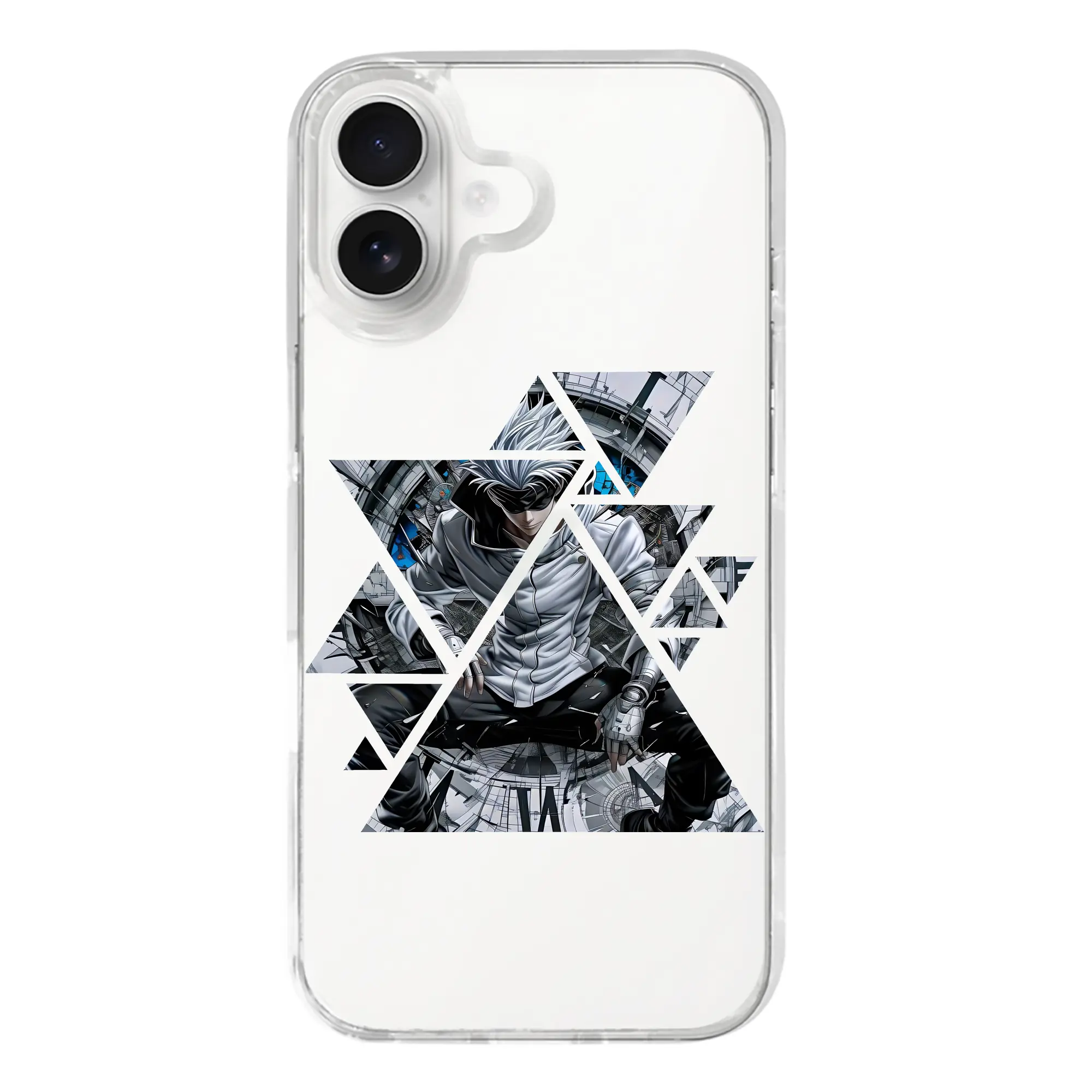 呪術廻戦 グッズ,五条 悟 - iPhone 17シリーズ 透明スマホケース – 薄型・耐衝撃・精密フィット保護カバー